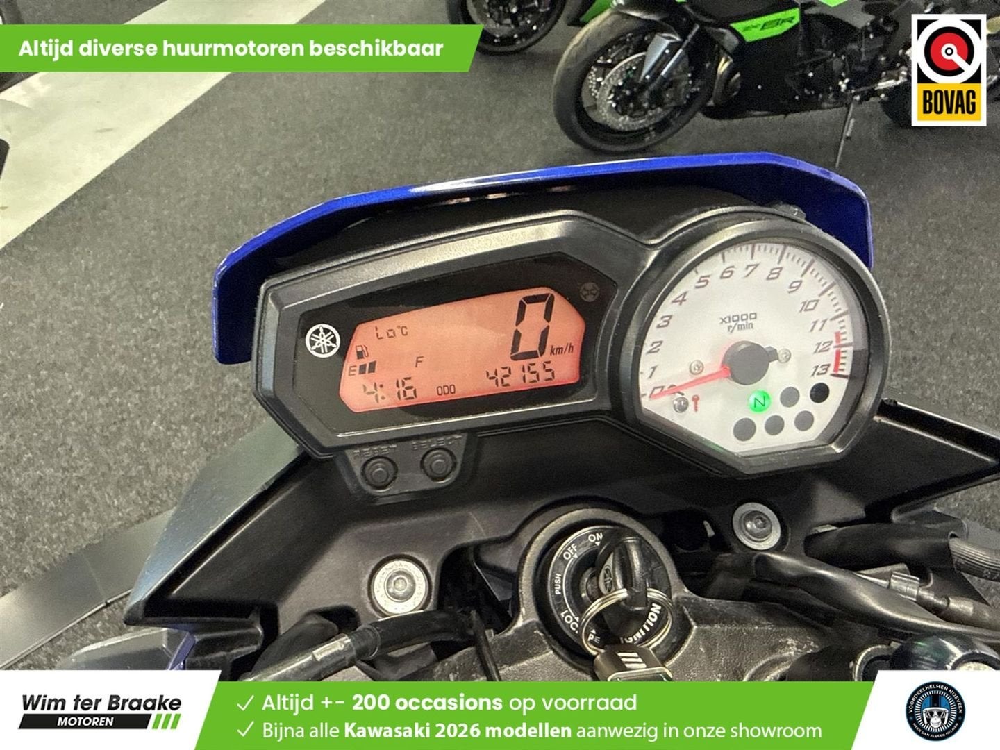 Yamaha FZ8 ABS (bj 2011) 42,155 km, 4 cilinders, Motorrijbewijs A, Bedrijf, Onbekend