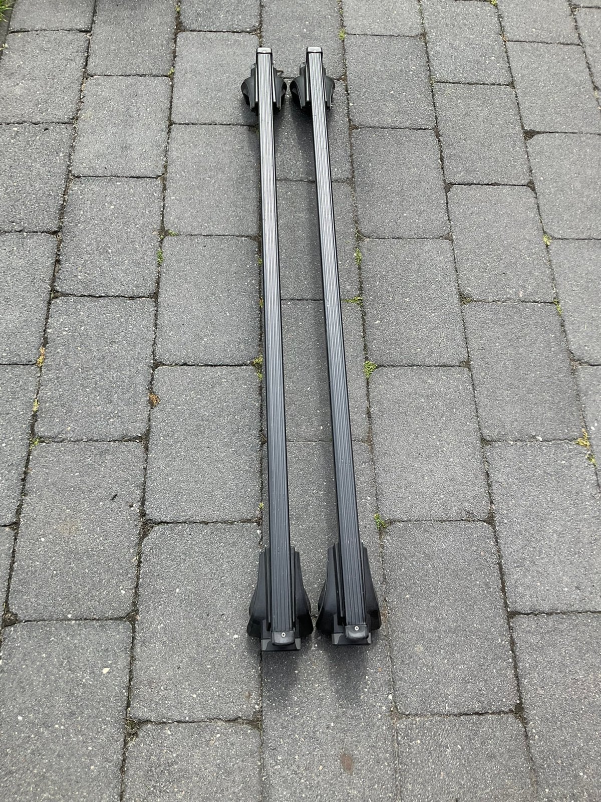 Thule dakdragers voor open dakrail, Auto diversen, Dakdragers, Ophalen, Gebruikt