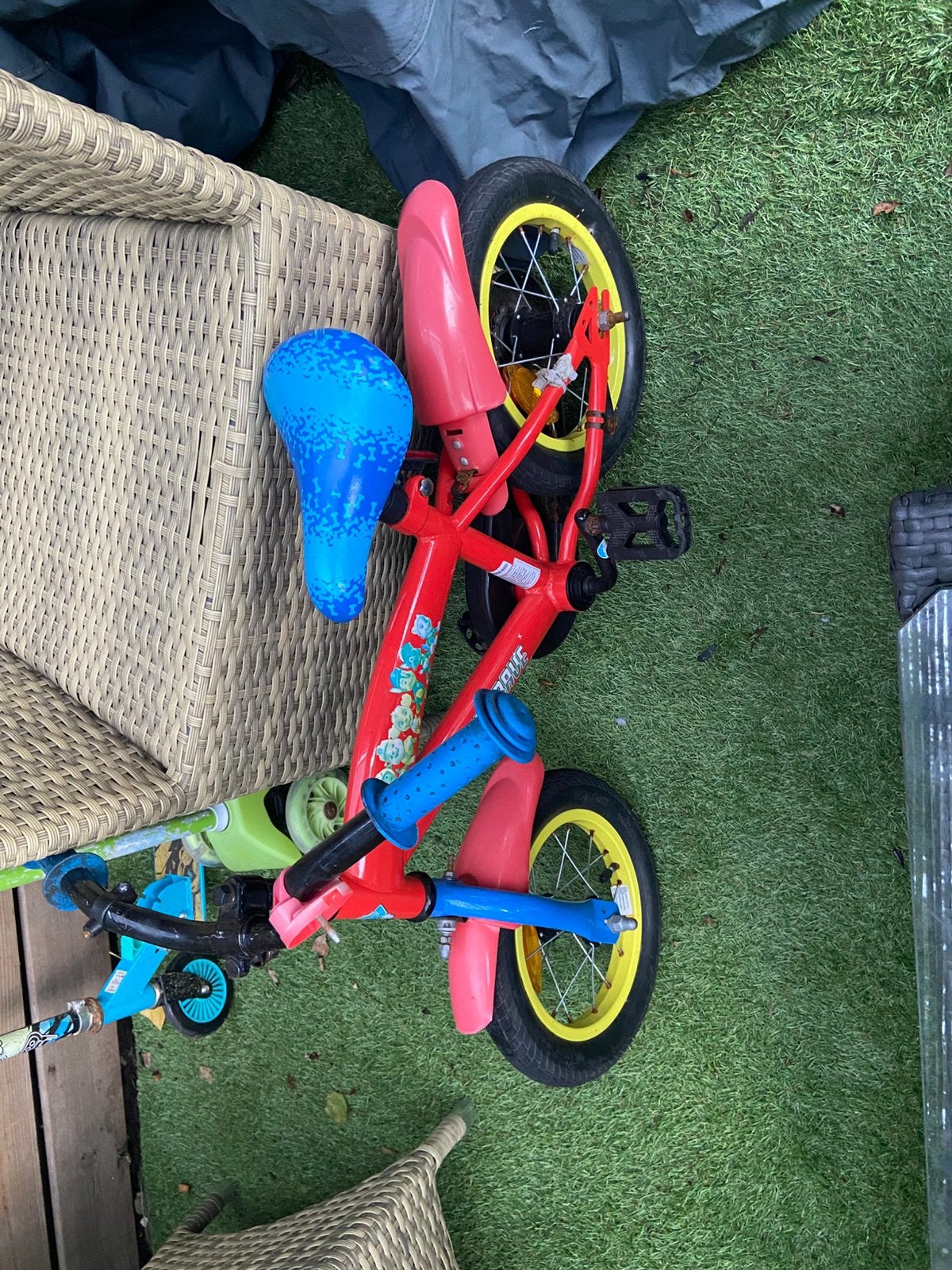 kinderfietsje 14 inch, Ophalen of Verzenden, Zo goed als nieuw, Minder dan 16 inch