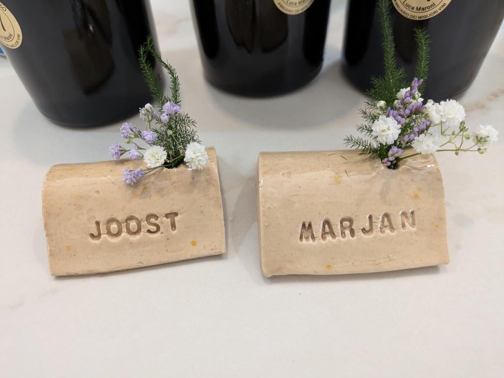 Gepersonaliseerde naamplaatjes van Keramiek!, Ophalen of Verzenden, Nieuw
