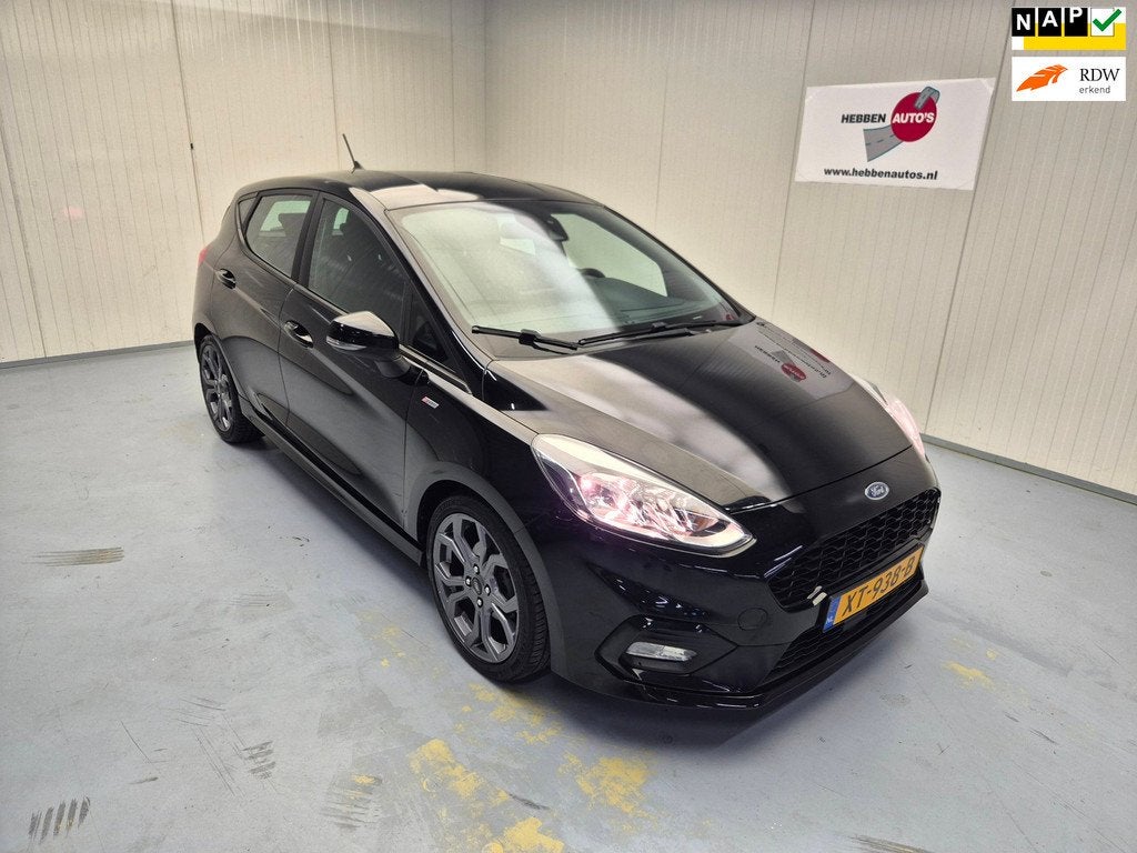 Ford Fiesta 1.0 EcoBoost ST-Line Navi Apple Carplay Airco Cr, Auto's, Ford, Voorwielaandrijving, Stof, Gebruikt, 100 pk
