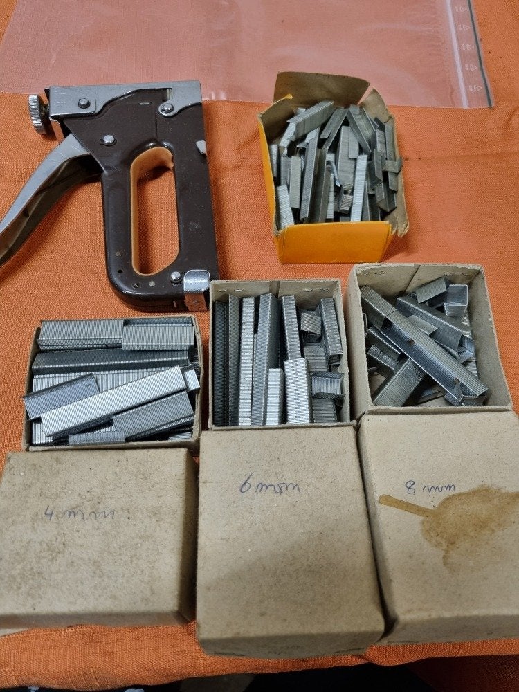 handtacker met nietjes 4-6-8mm, Ophalen of Verzenden, 'T Olde Gre-j, Info@toldegrej.nl, Endepoelstraat 20f Didam