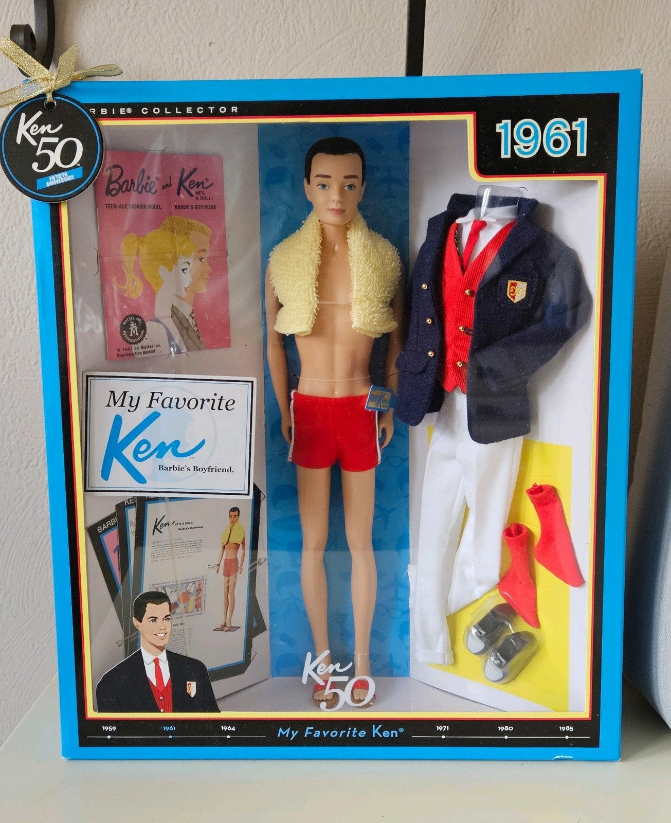 (Barbie) My Favorite KEN~50th Anniversary 1961-2010 NRFB, Ophalen of Verzenden, Pop