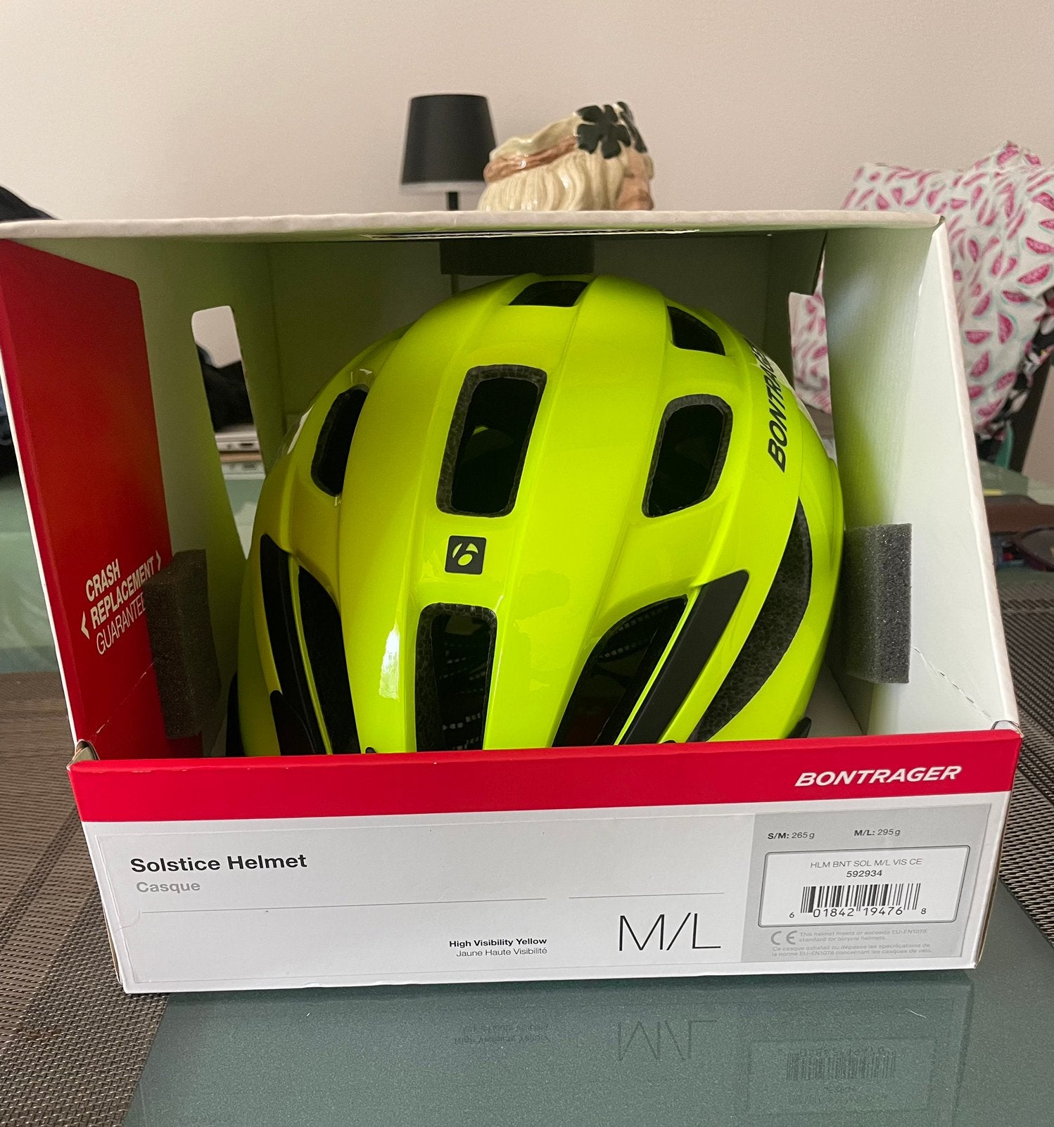 Bontrager fietshelm geel M/L, Ophalen of Verzenden, Nieuw, Overige maten, Heer of Dame