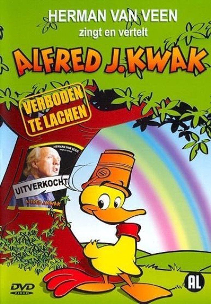 DVD Herman Van Veen Zingt En Vertelt Alfred J. Kwak, Cd's en Dvd's, Alle leeftijden, Zo goed als nieuw, Show, Avontuur