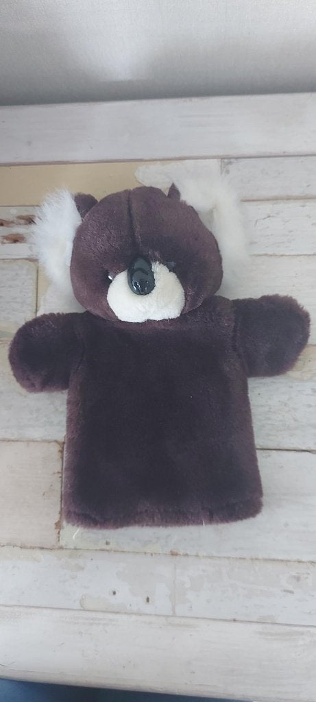 Knuffel bruine koala beer handpop ZGAN, Ophalen, Beer, Zo goed als nieuw, Wasbaar
