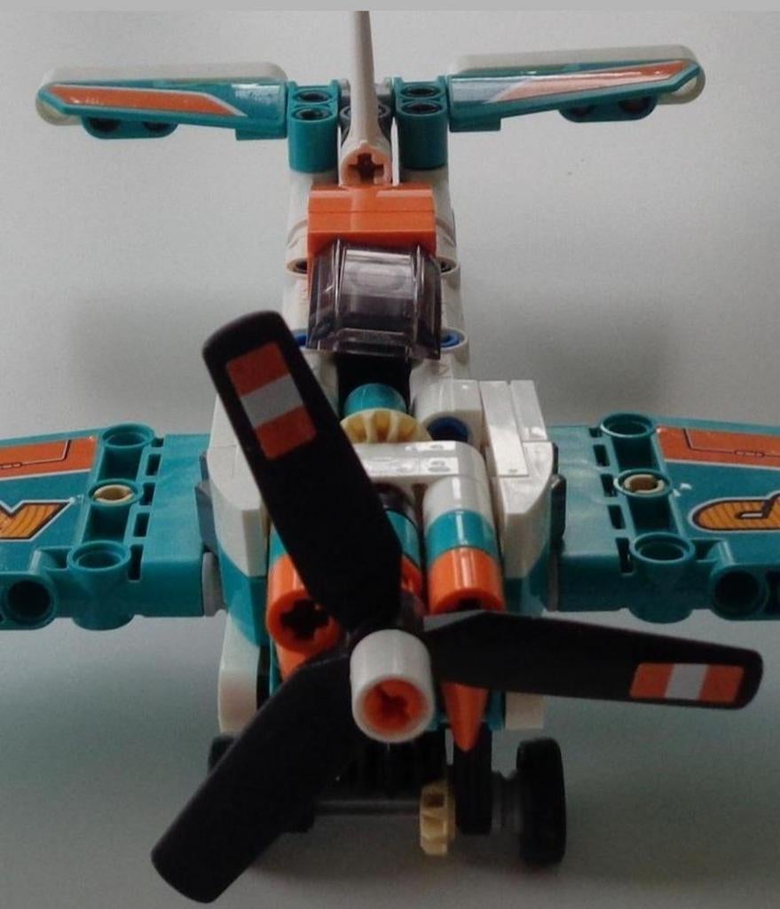 Lego Technic Racevliegtuig, Ophalen of Verzenden, Gebruikt, Complete set, Lego