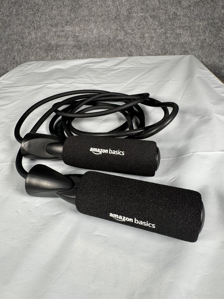 Amazon Basics Adjustable Jump Rope Black One Size, Verzenden, Nieuw