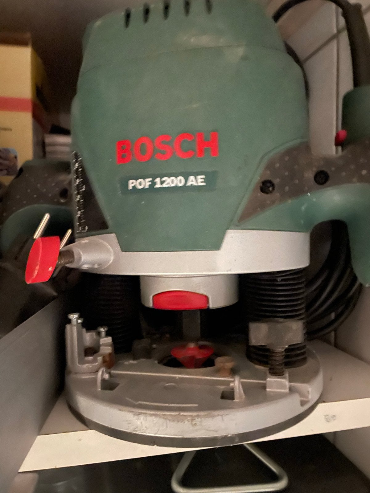 Bosch POF 1200 AE Bovenfrees - Krachtig en Betrouwbaar, Ophalen, Gebruikt, Elektrisch, Bovenfrees