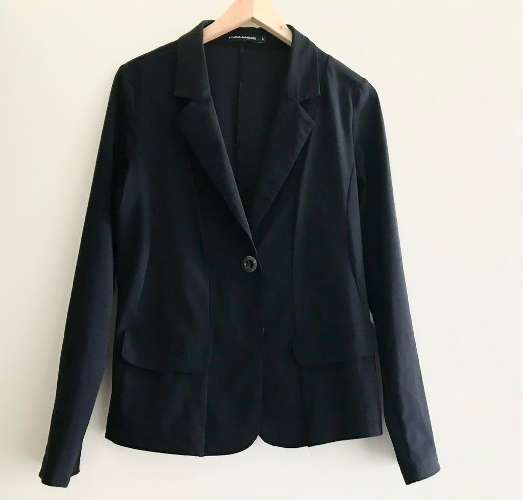 Studio Anneloes blazer Clear maat M donkerblauw, Blauw, Maat 42/44 (L), Ophalen of Verzenden, Zo goed als nieuw