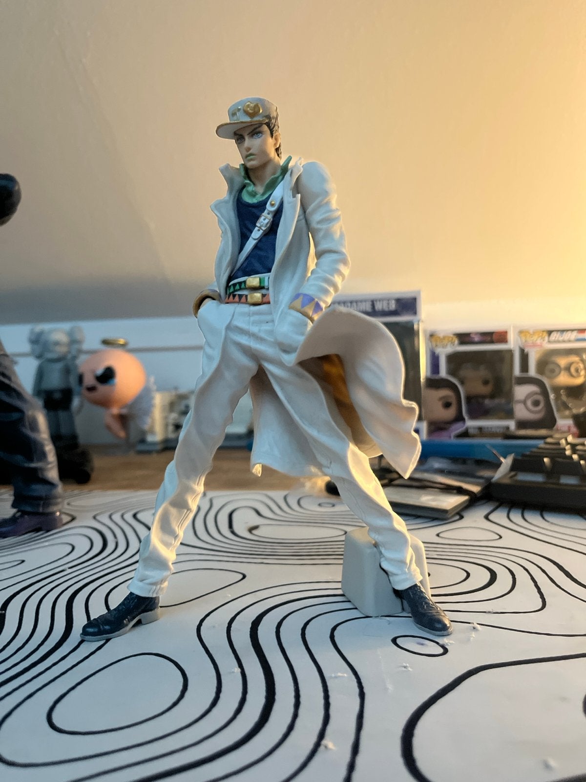 Jotaro Kujo figuur - JoJo's Bizarre Adventure, Ophalen of Verzenden, Zo goed als nieuw
