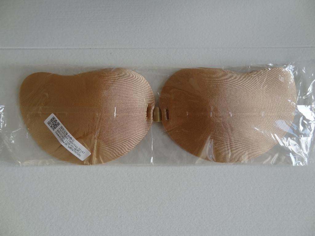 NIEUW! Huidskleurige Plak BH Maat C >Snelle Verzending!<, Ophalen of Verzenden, Beige, BH
