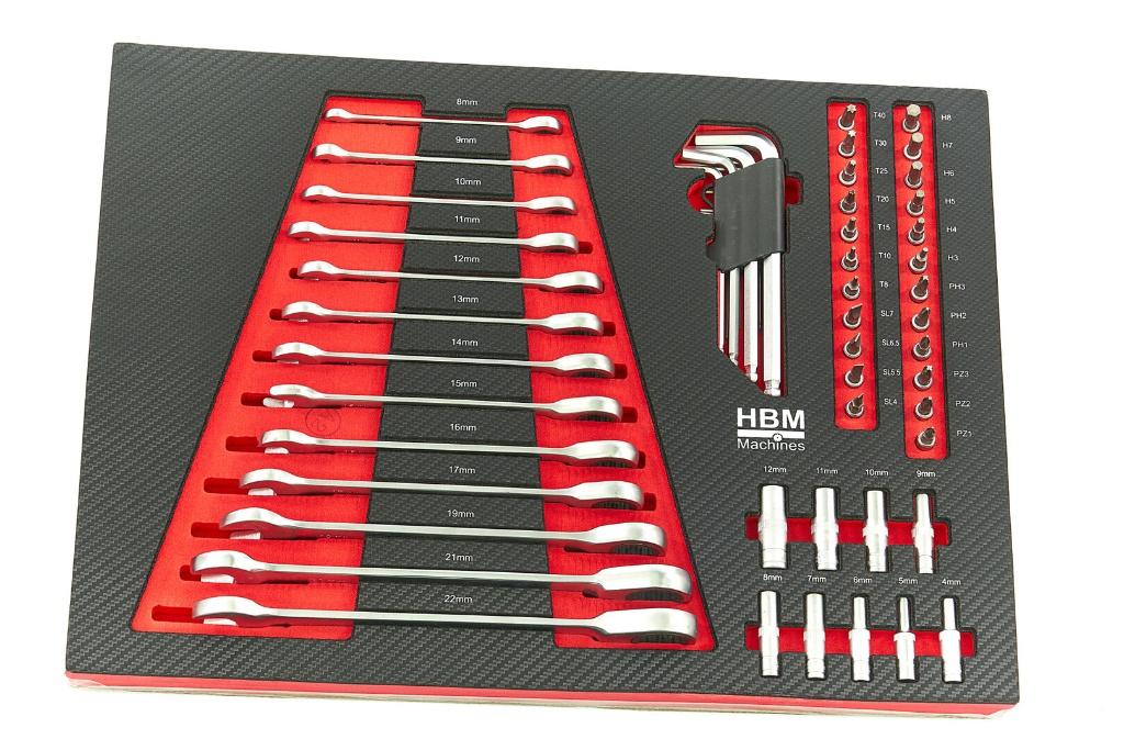 154-delige PREMIUM vulling / inlay voor gereedschapswagen, ., Nieuw, Ophalen of Verzenden, .