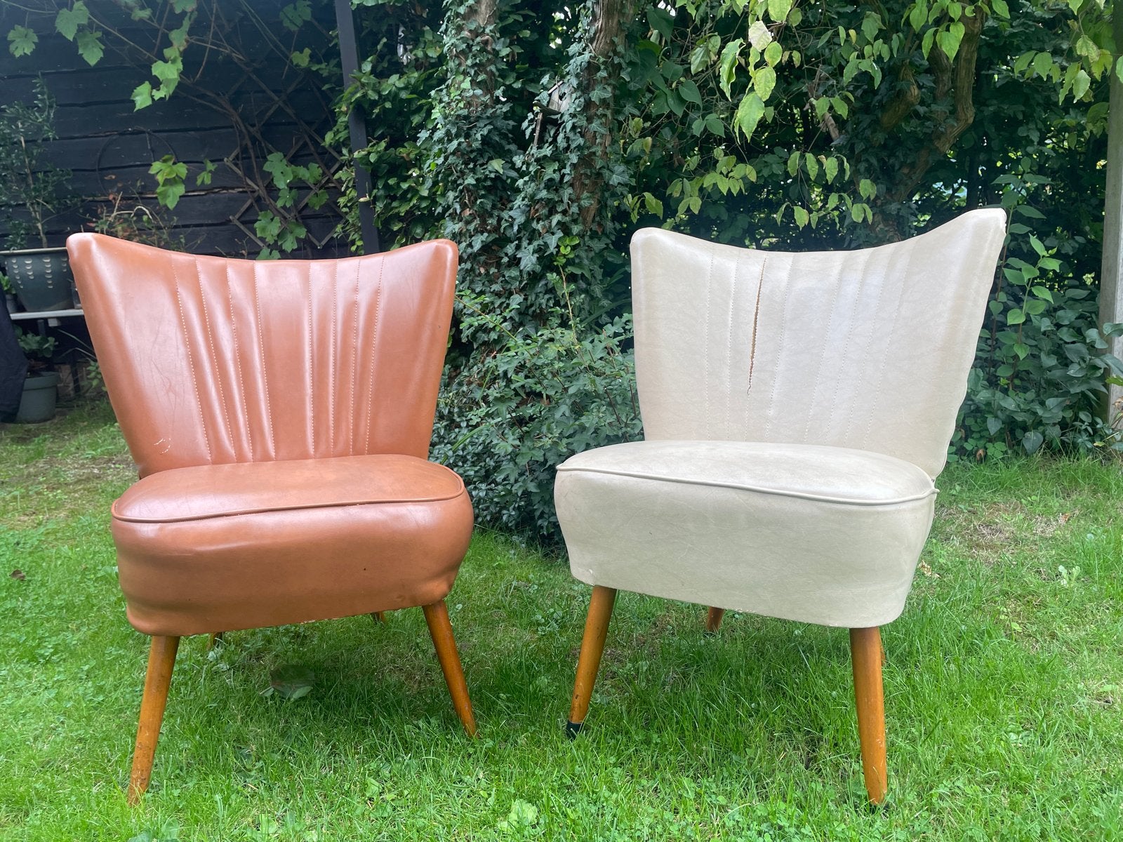 gratisVintage Cocktailstoelen - Set van 2, Antiek en Kunst, Ophalen