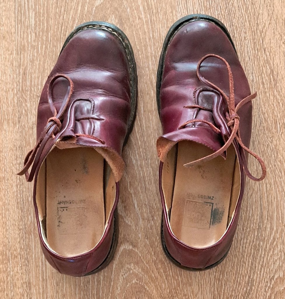 Oktoberfest Haferl schoenen Dirndl und Bua maat 40,5 / 7 1/2, Bruin, Overige typen, Ophalen of Verzenden, Gedragen