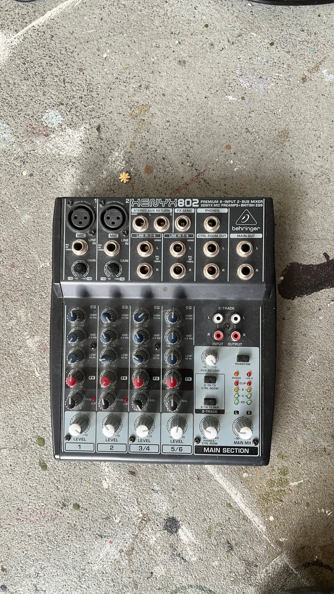 Behringer Xenyx 802 8 Input Mixer, Ophalen, Zo goed als nieuw, 5 tot 10 kanalen