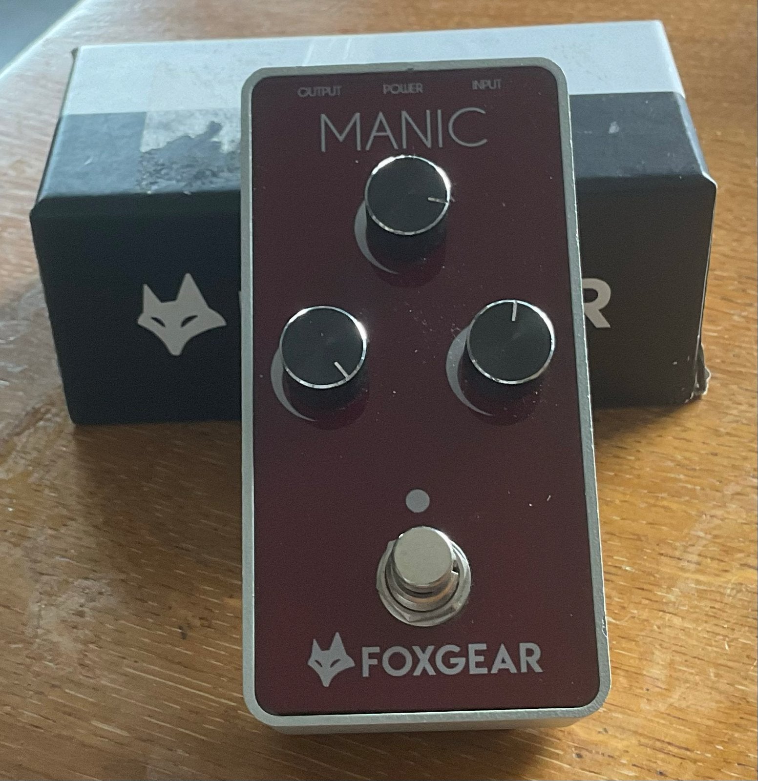 Foxgear Manic Fuzzpedaal - Jimi Hendrix Vintage Fuzz Sound, Muziek en Instrumenten, Effecten, Ophalen of Verzenden, Gebruikt, Distortion, Overdrive of Fuzz