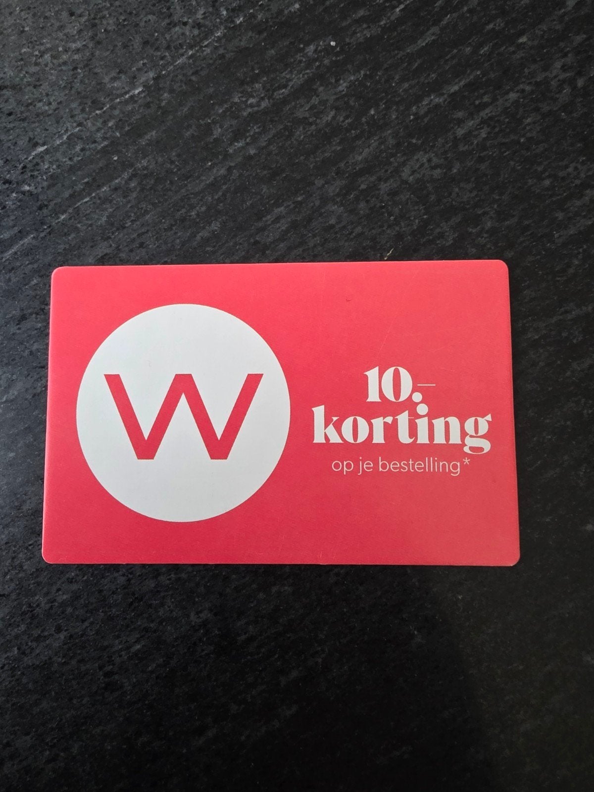 Wehkamp 10 euro korting, Eén persoon, Kortingsbon