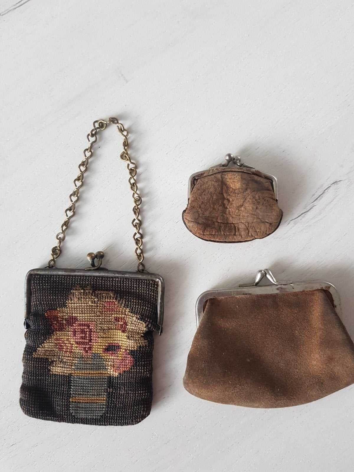 Set van 3 Oude Portemonnees, Ophalen of Verzenden