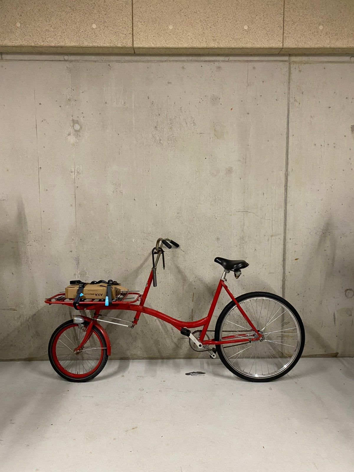 Vintage Dutch Cargo Bike / Transportfiets – Red, Ophalen of Verzenden