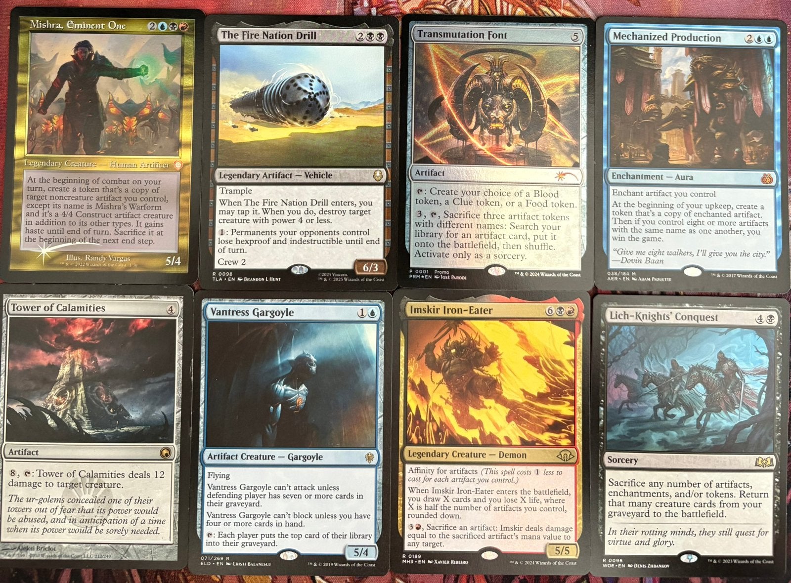 Magic the Gethering 3 color Artifacts EDH Commander deck MTG, Ophalen of Verzenden, Zo goed als nieuw, Speeldeck