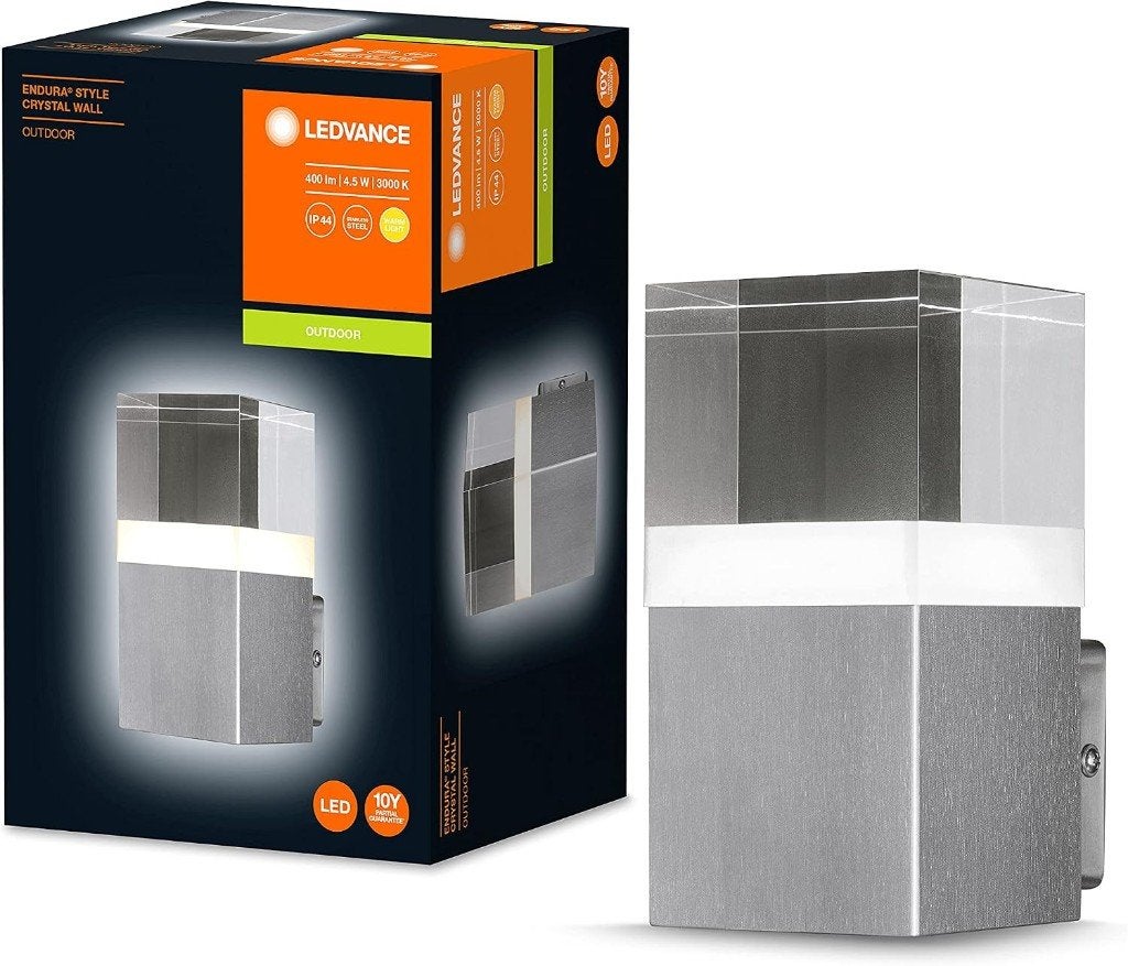 Ledvance Endura Style Crystal wandlamp IP44 4,5W NIEUW, Kunststof, Nieuw, Overige fittingen, Ophalen of Verzenden
