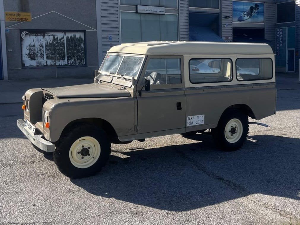 Project-Landrover series 3-1979-roestvrij-motor loopt-inruil, foto 3