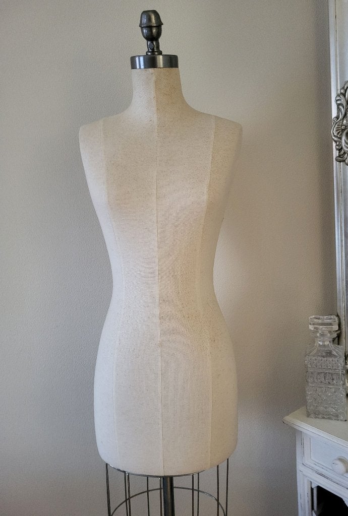 Antieke paspop. Etalage pop. Mannequin dames., Ophalen, Met wielen, Gebruikt
