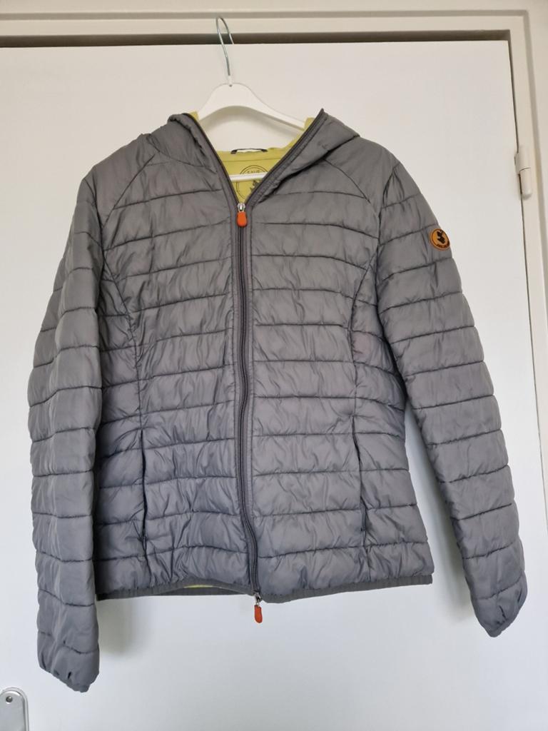 Dames jack jas save the duck grijs maat 4 = 38 M, Maat 38/40 (M), Nieuw, Ophalen of Verzenden, Save the duck