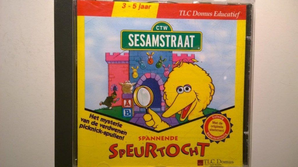 Sesamstraat - Spannende Speurtocht, Ophalen of Verzenden, Zo goed als nieuw, Album, Educatief
