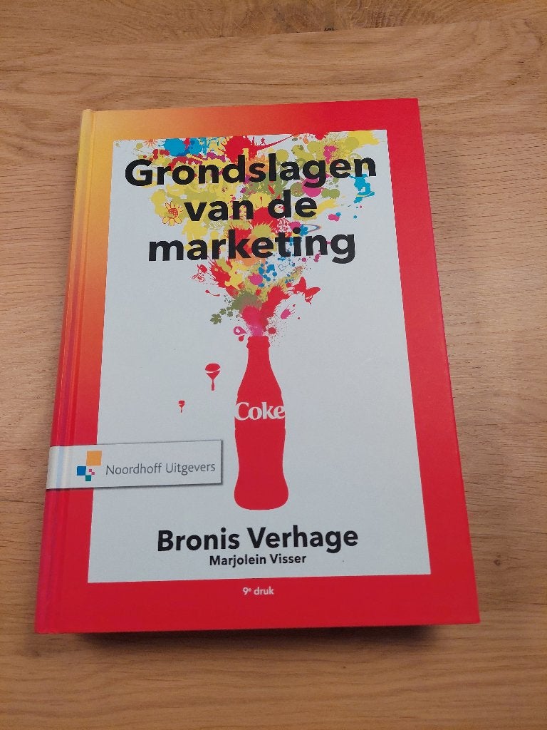 Grondslagen van de marketing, Zo goed als nieuw, Noordhoff Uitgevers, Beta, HBO
