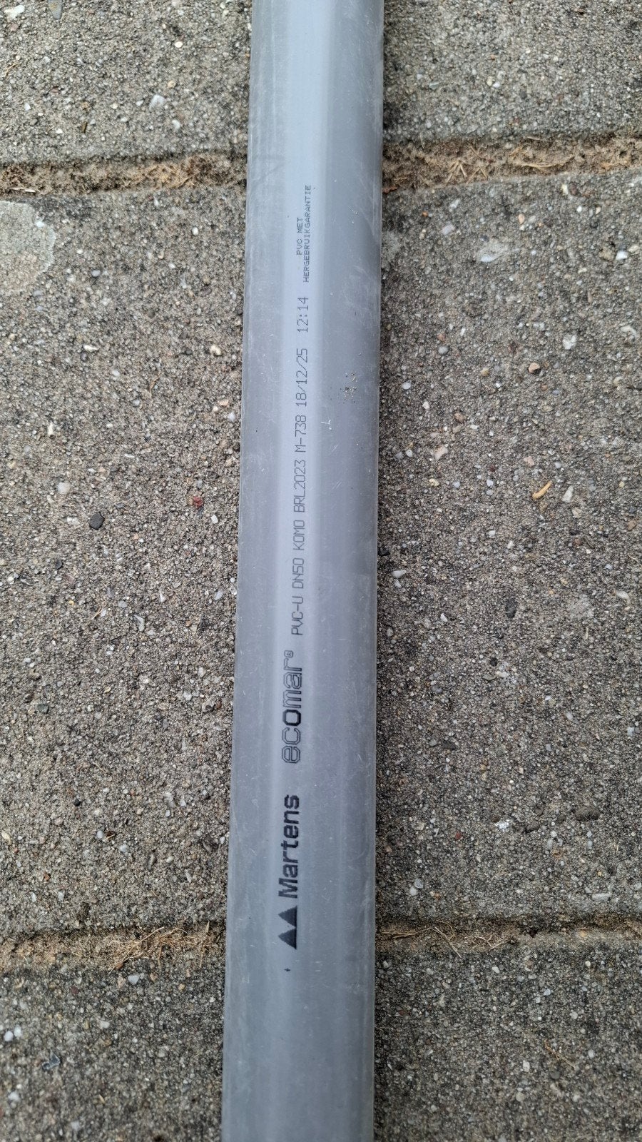 Martens Ecomar PVC-U DN50 afvoerbuis, 3 x 2m, Ophalen, Afvoer, Pvc, 2 tot 4 meter