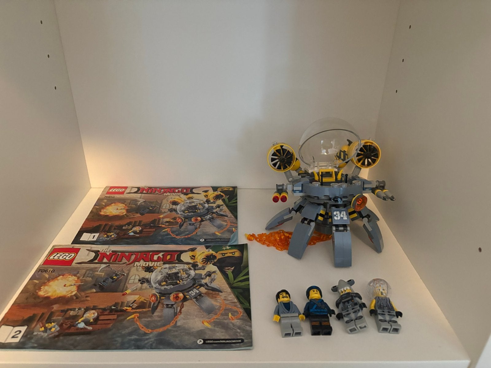 LEGO Ninjago Movie 70610 + 70609 set, Kinderen en Baby's, Speelgoed | Duplo en Lego, Lego, Ophalen of Verzenden, Zo goed als nieuw