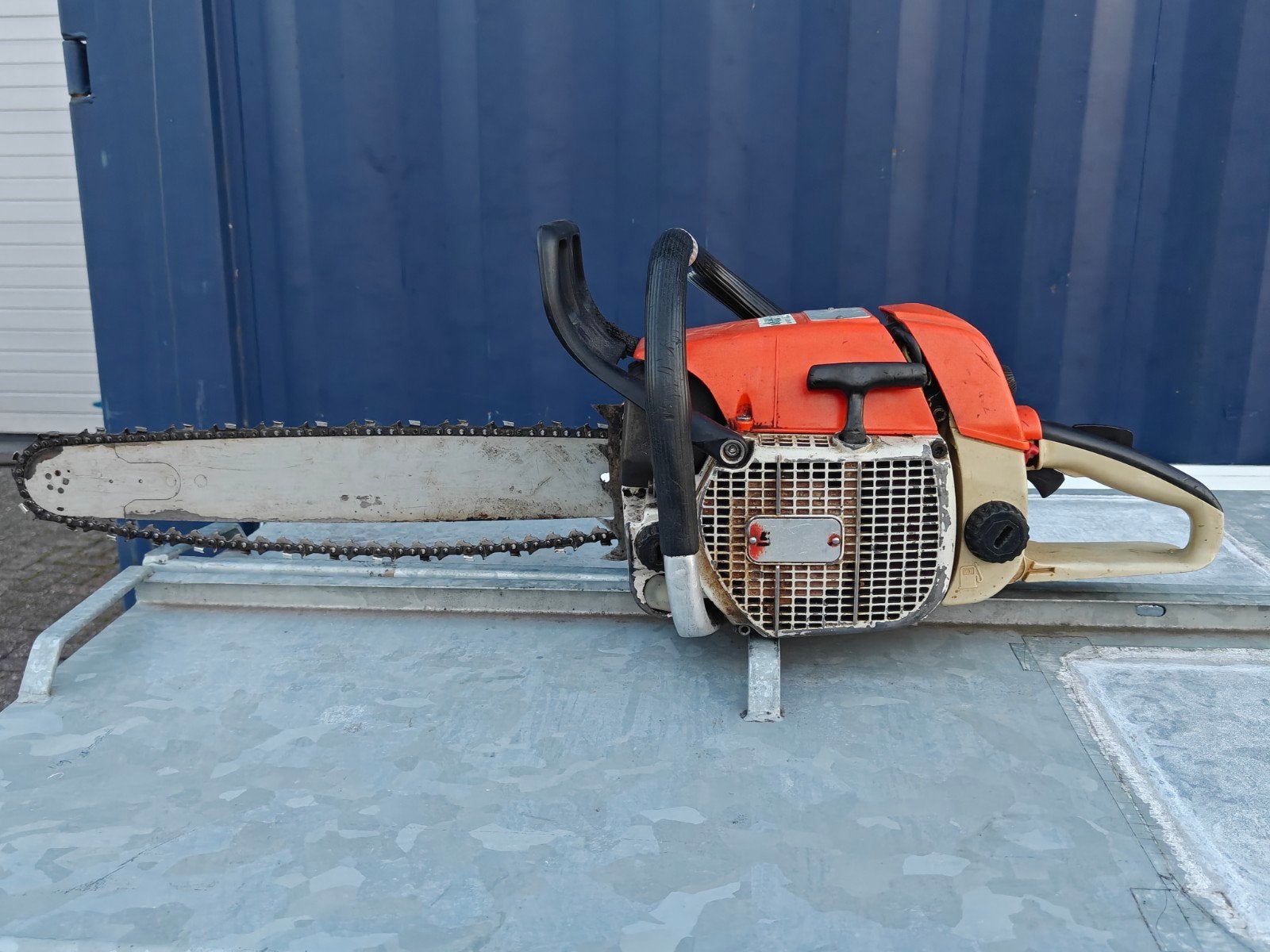 Zeldzame Stihl 038 MAGNUM kettingzaag - Oerdegelijk, Tuin en Terras, Ophalen of Verzenden, Gebruikt, Overige soorten, Stihl