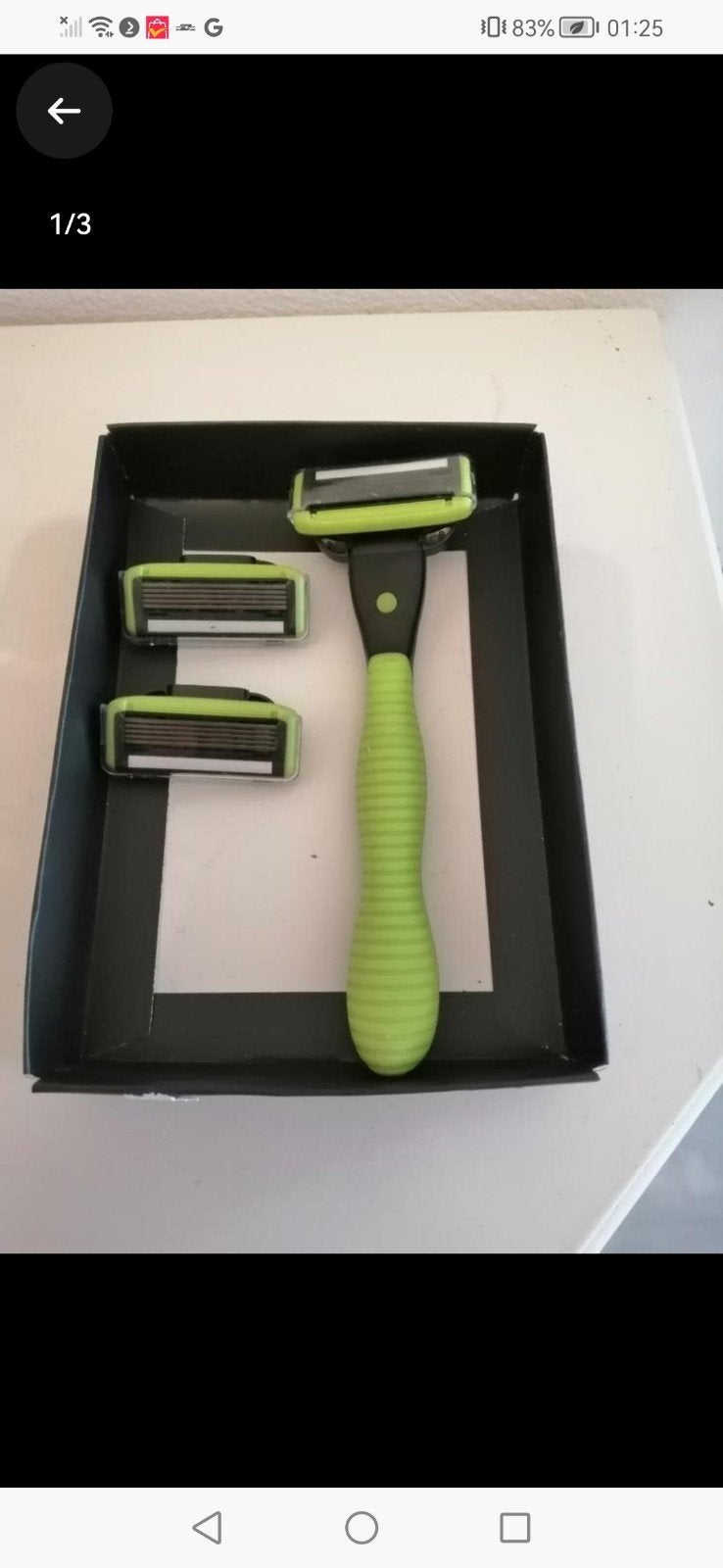 scheermesjes nieuw 3 stuks., Ophalen of Verzenden, Nieuw