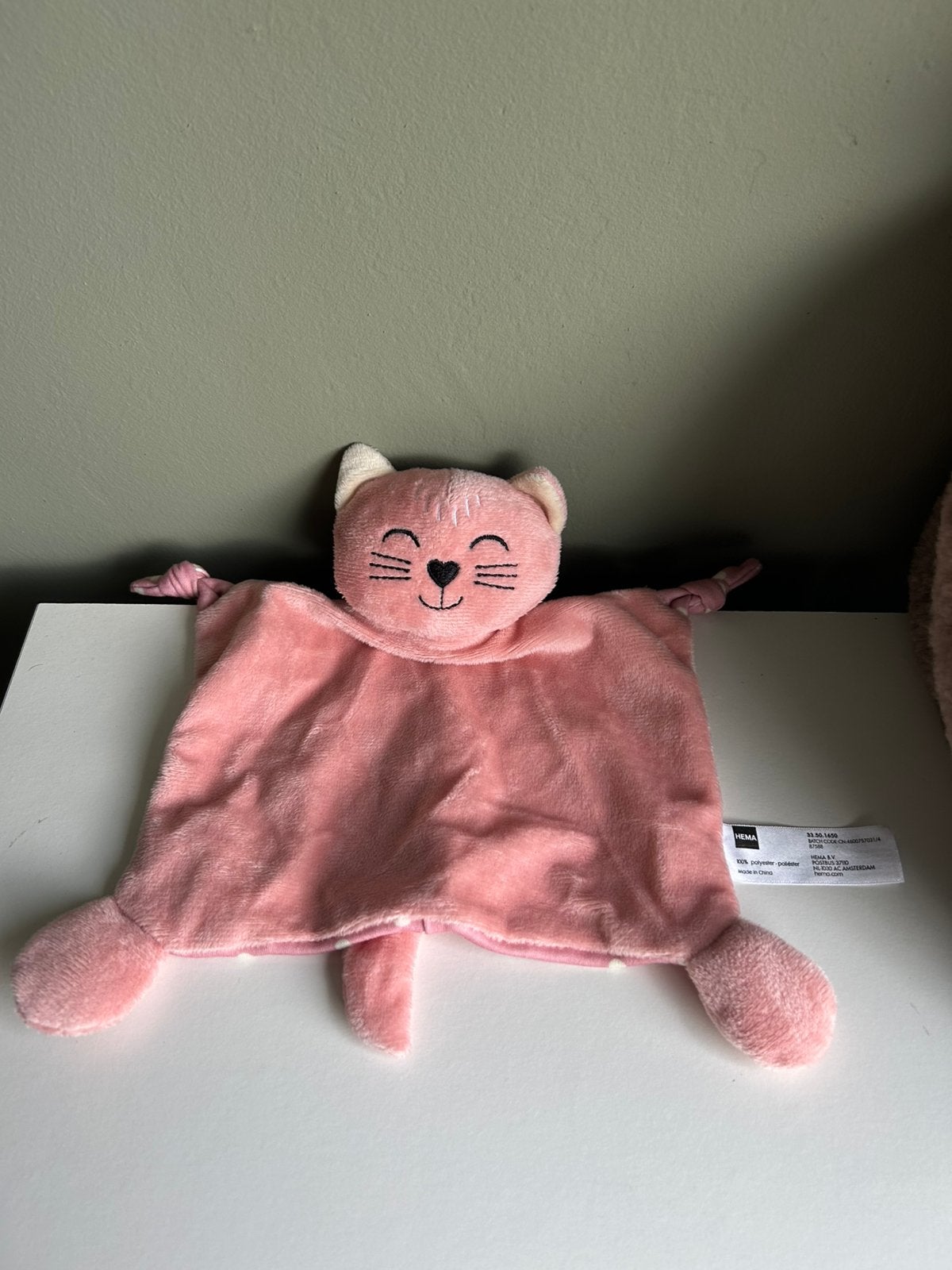 Hema poes poesje knuffeldoek nieuw, Verzenden, Nieuw