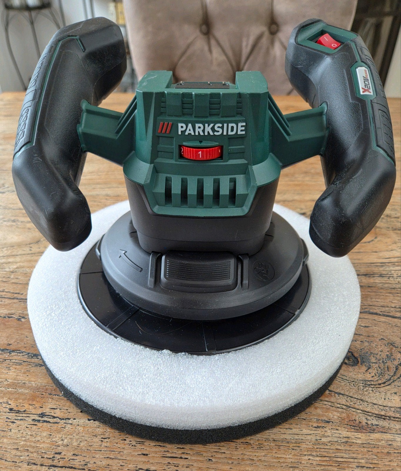 Parkside Accu-Polijstmachine PPMA 20-Li B2 NIEUWSTAAT, Ophalen