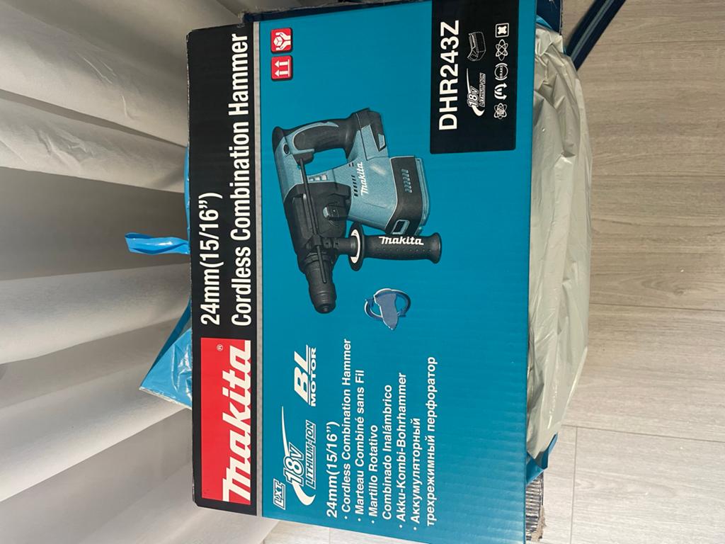 Makita DHR243Z Accu Boorhamer 18V (Body), Doe-het-zelf en Verbouw, Gereedschap | Boormachines, 600 watt of meer, Boor- en/of Breekhamer