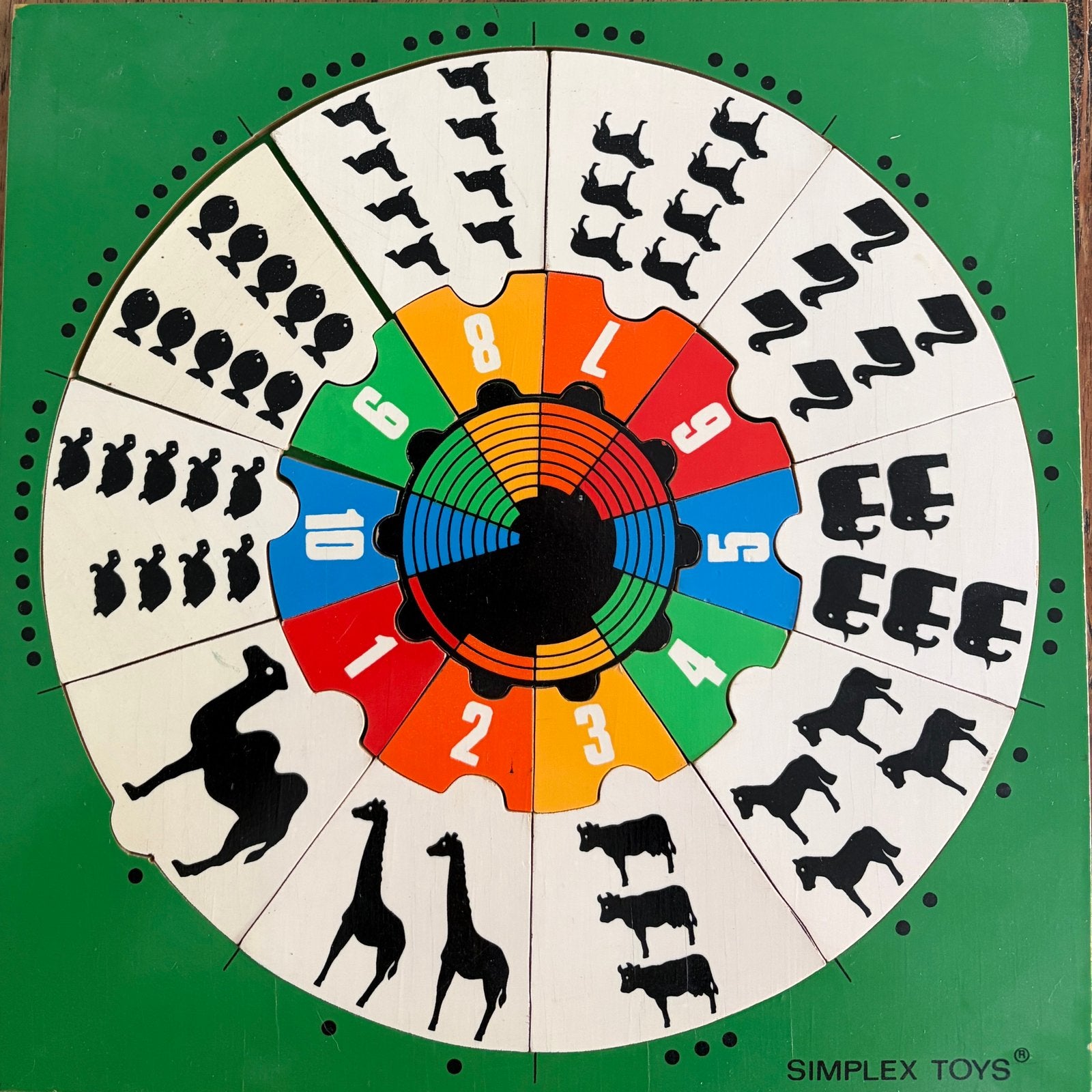 Simplex toys vintage houten spel, Ophalen, Gebruikt, Overige typen