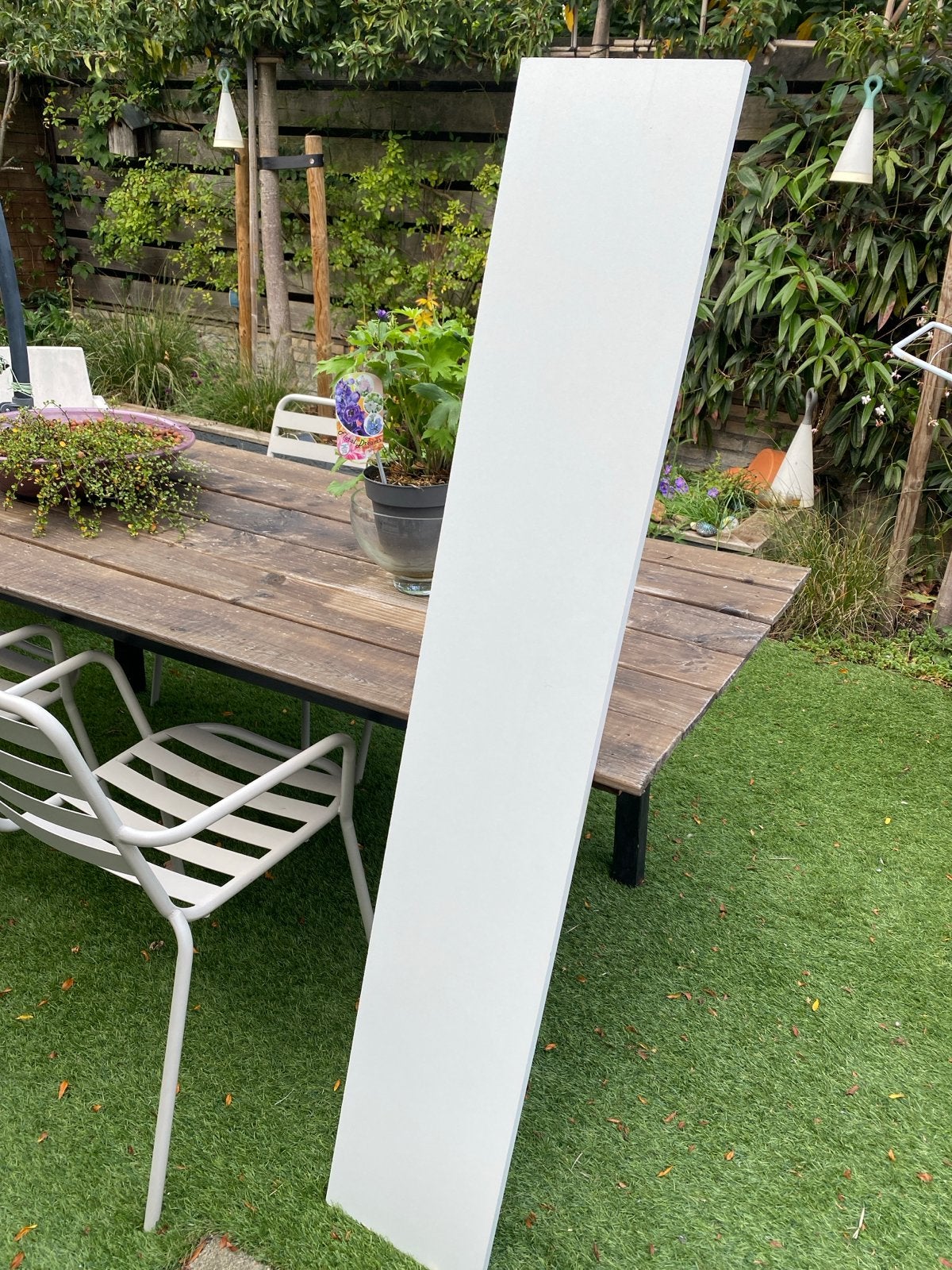 Wit Meubelpaneel - 150 bij 25 cm, Ophalen, Nieuw, Minder dan 200 cm, Plank