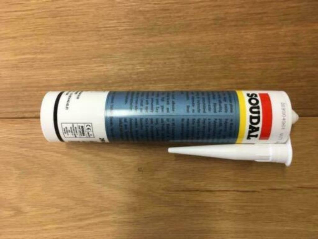 Soudal Plinten en Profielen kit , sterk en overschilderbaar, Ophalen of Verzenden, Nieuw, Wit, Overige typen