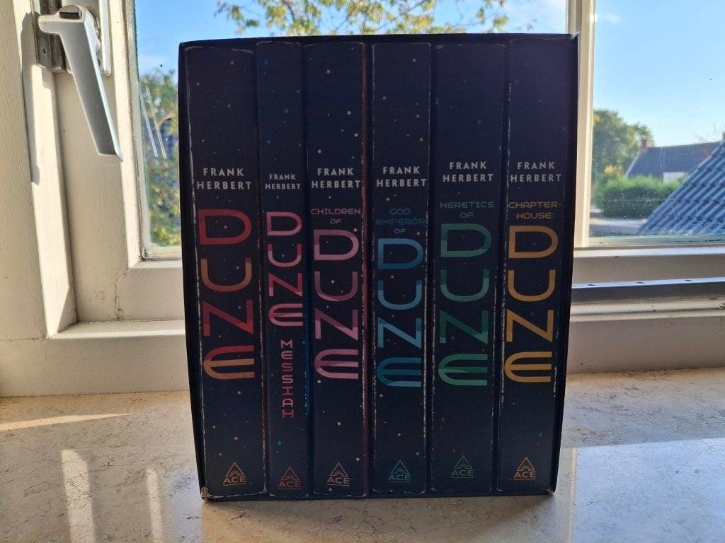 Dune box set Engels, Boeken, Ophalen of Verzenden, Gelezen, Frank Herbert