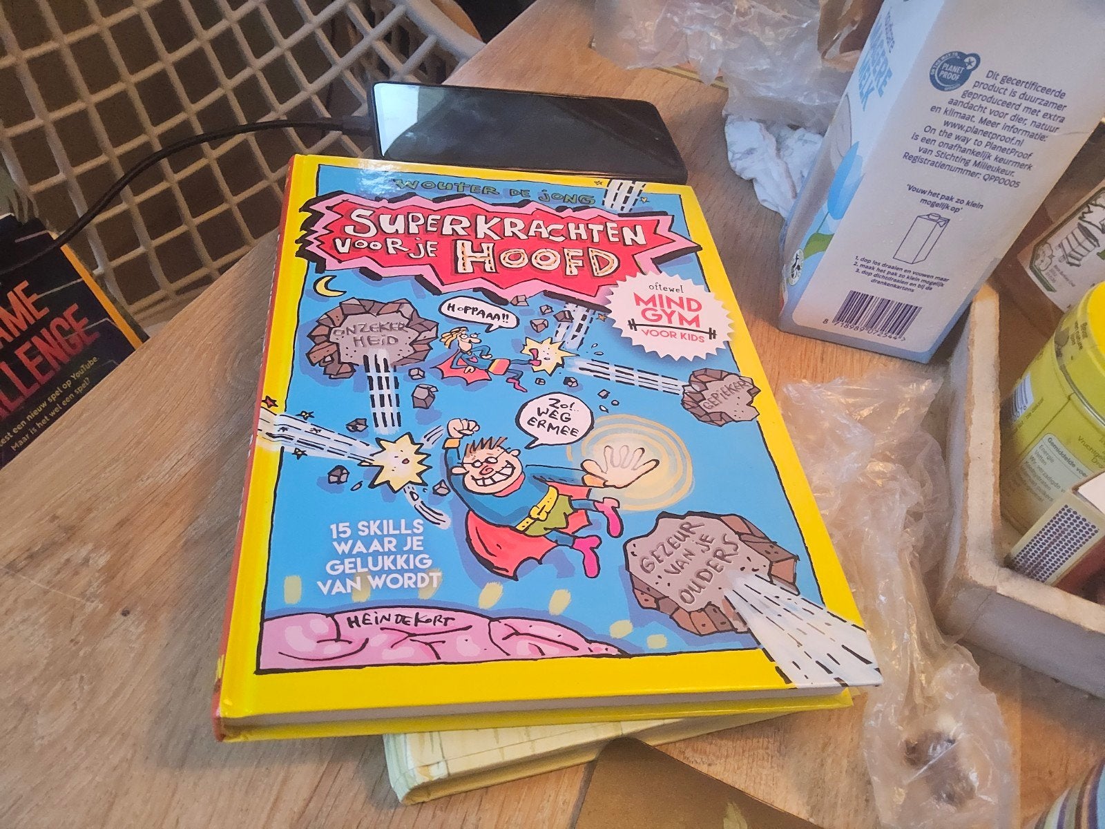 Superkrachten voor je hoofd Mind Gym voor kids Wouter de Jon, Boeken, Ophalen of Verzenden, Zo goed als nieuw, Wouter de Jong
