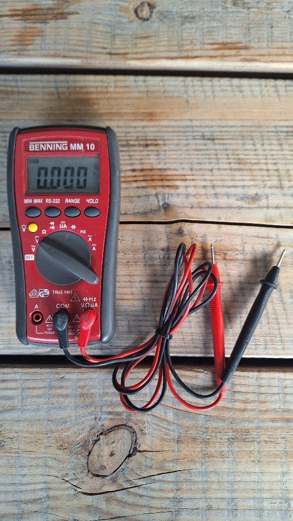 Benning MM10 Multimeter stroom meter., ., Ophalen of Verzenden, Zo goed als nieuw, .