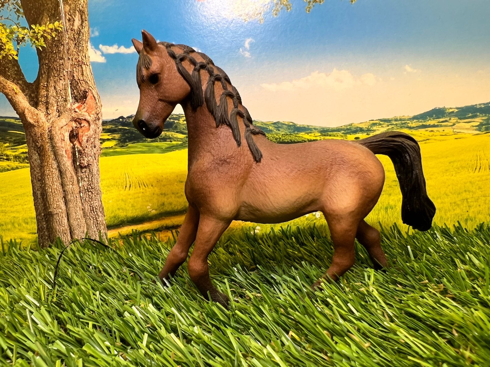 Schleich arabier limited edition 97021, Ophalen, Zo goed als nieuw, Paard, Beeldje of Figuurtje