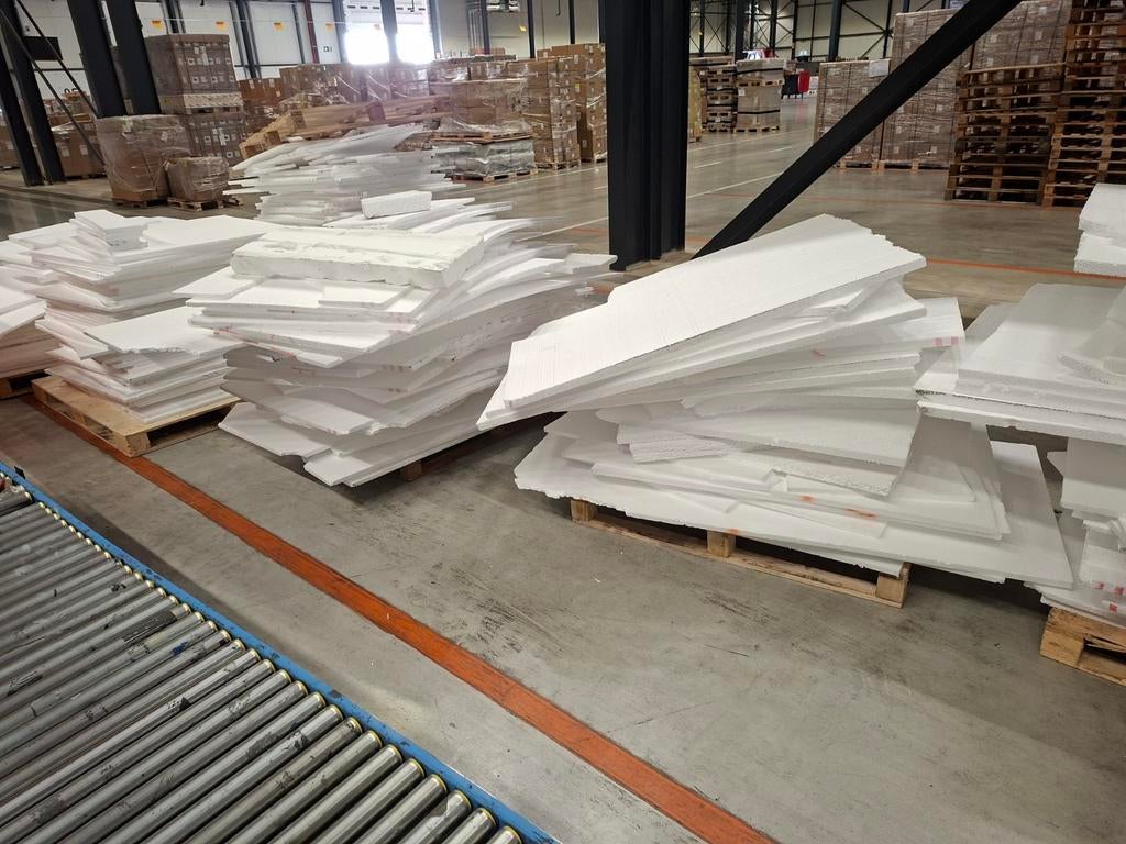 Isolatieplaten Piepschuim (Tempex) - Diverse Diktes, Doe-het-zelf en Verbouw, Isolatie en Afdichting, Ophalen, Dakisolatie, Gebruikt