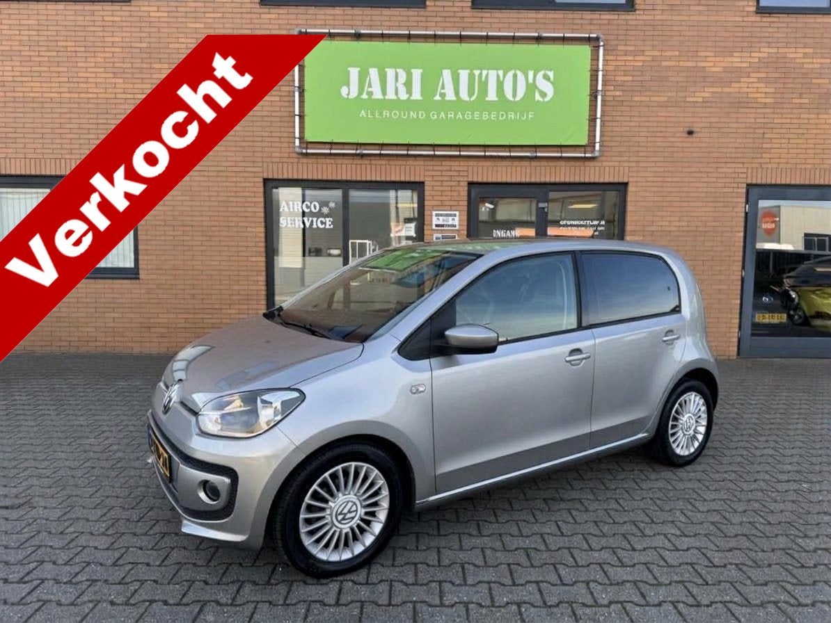 Volkswagen up! 1.0 high up! BlueMotion Airco, 5drs, Voorwielaandrijving, Euro 5, Stof, Gebruikt
