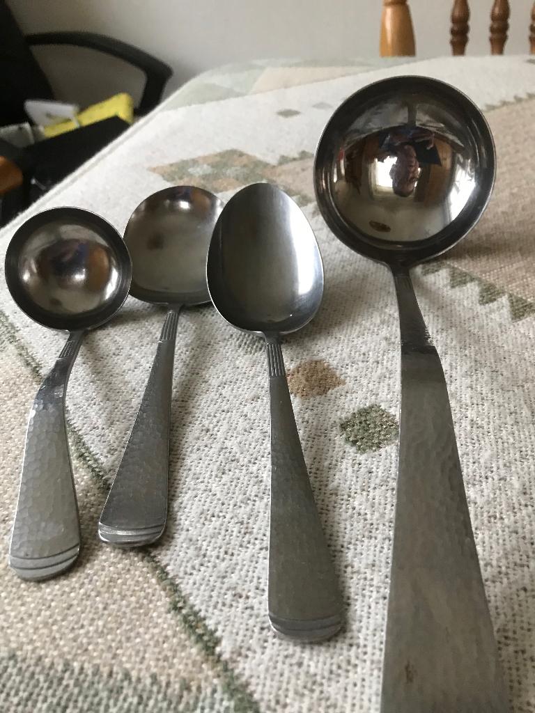aardappel groente jus en soeplepel, Huis en Inrichting, Keuken | Potten en Pannen, Ophalen, Gebruikt, Overige typen