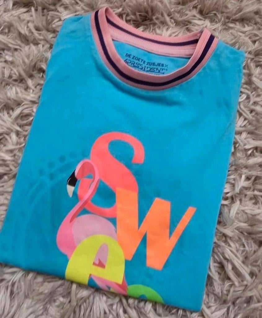 4PRESIDENT De Zoete Zusjes Top 140 Bijna Nieuwstaat, Kinderen en Baby's, 4President, Zo goed als nieuw, Shirt of Longsleeve, Verzenden