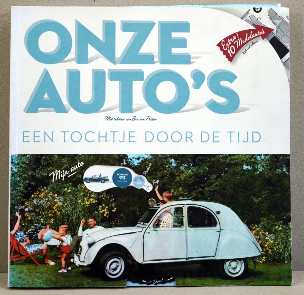 Onze Auto's een tochtje door de tijd + de losse bouwplaten, Algemeen, Ophalen of Verzenden, Zo goed als nieuw, Bas van Putten